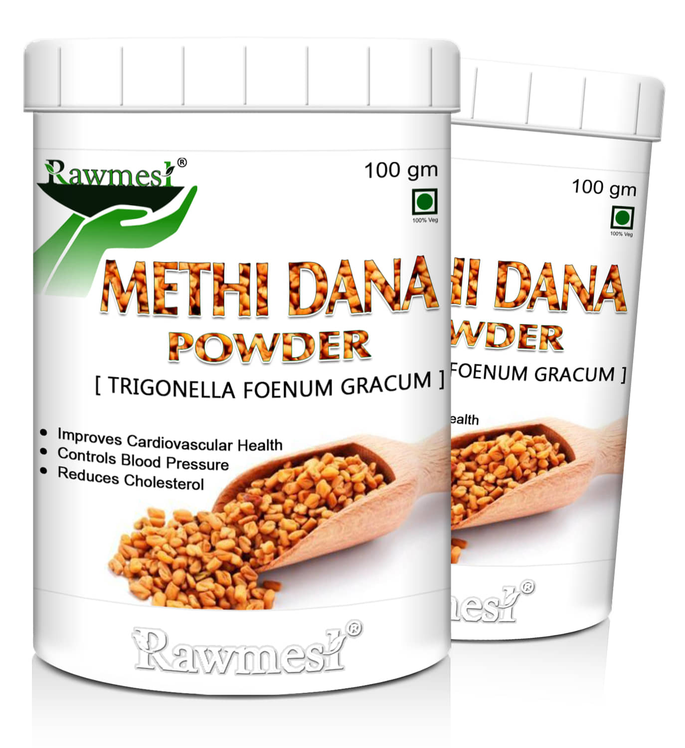 Rawmest 100% Pure Methi Dana Powder For Hair 200gm