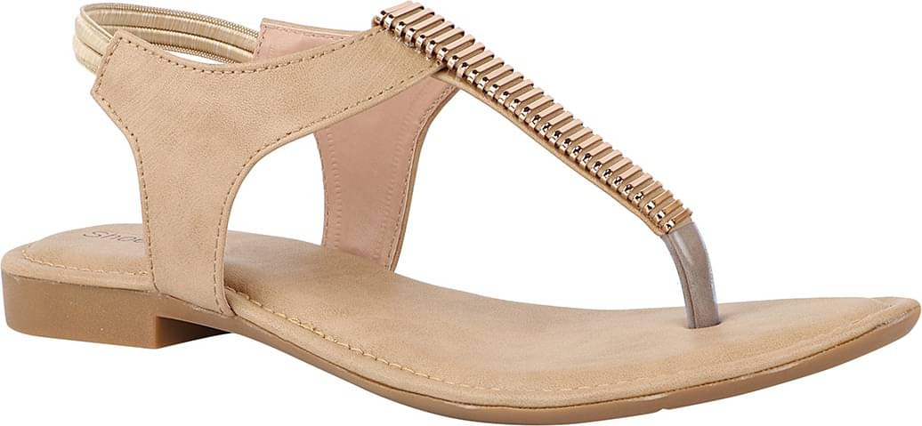     			Shoetopia - Beige Women's Flats