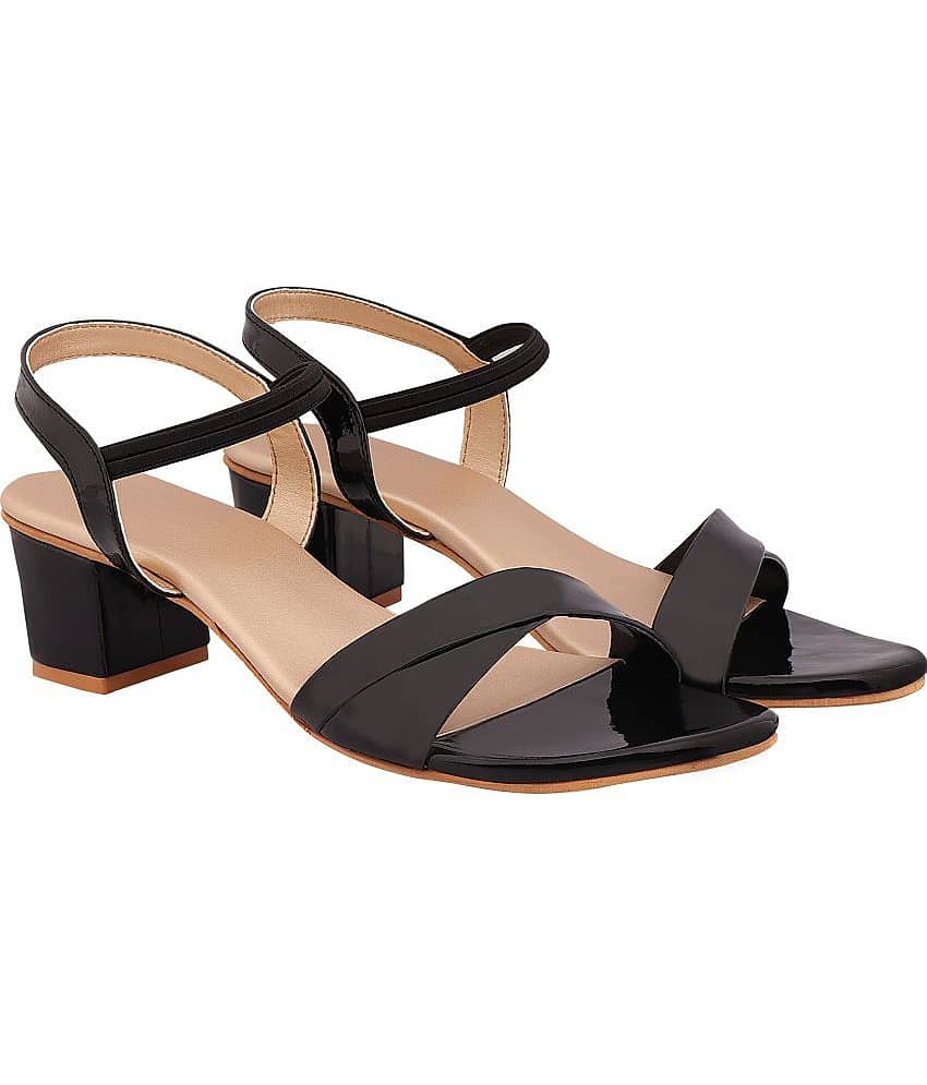 Shoetopia - Black Women's Sandal Heels - Heels | Buy online on ZillyBuy