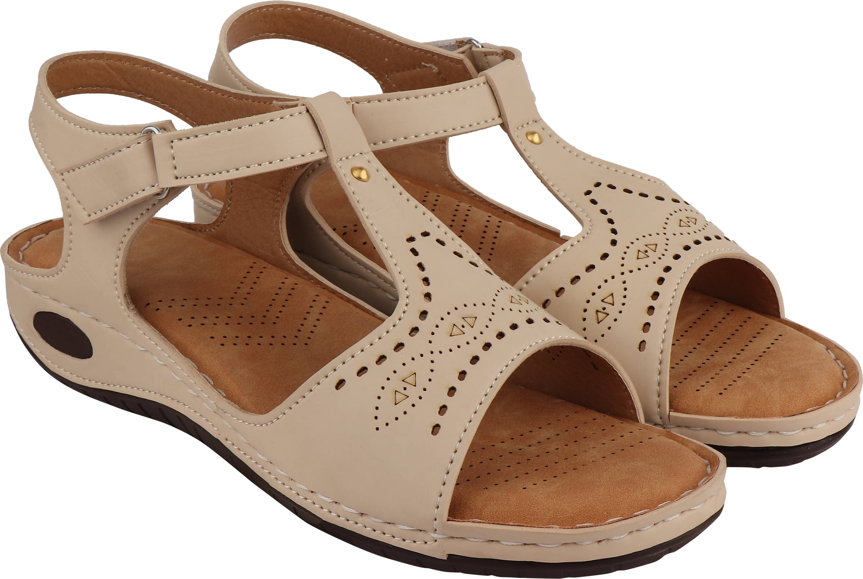     			Shoetopia - Cream Women's Flats