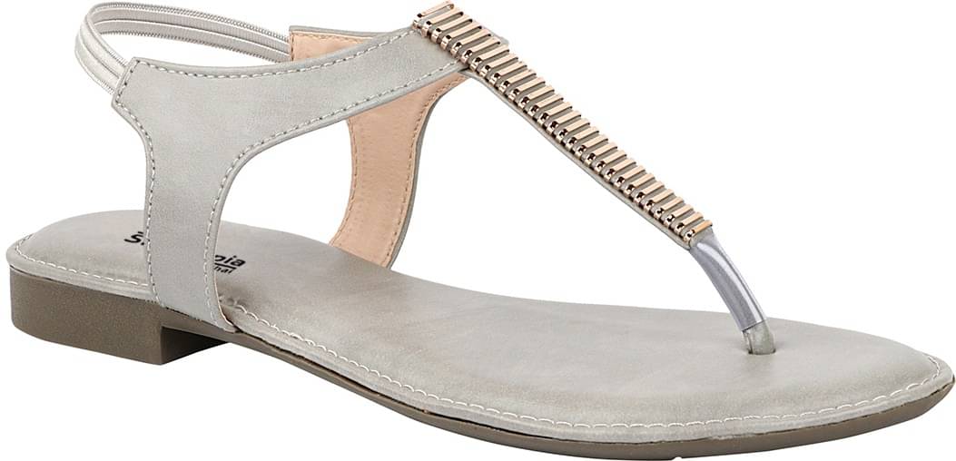     			Shoetopia - Light Grey Women's Flats
