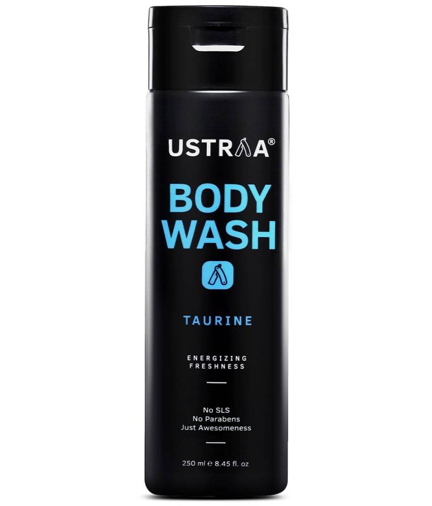     			Ustraa Body Wash - Taurine - 200 ml - Menthol cooling, Energizing freshness & no post-shower dryness, intense foaming without sulphates