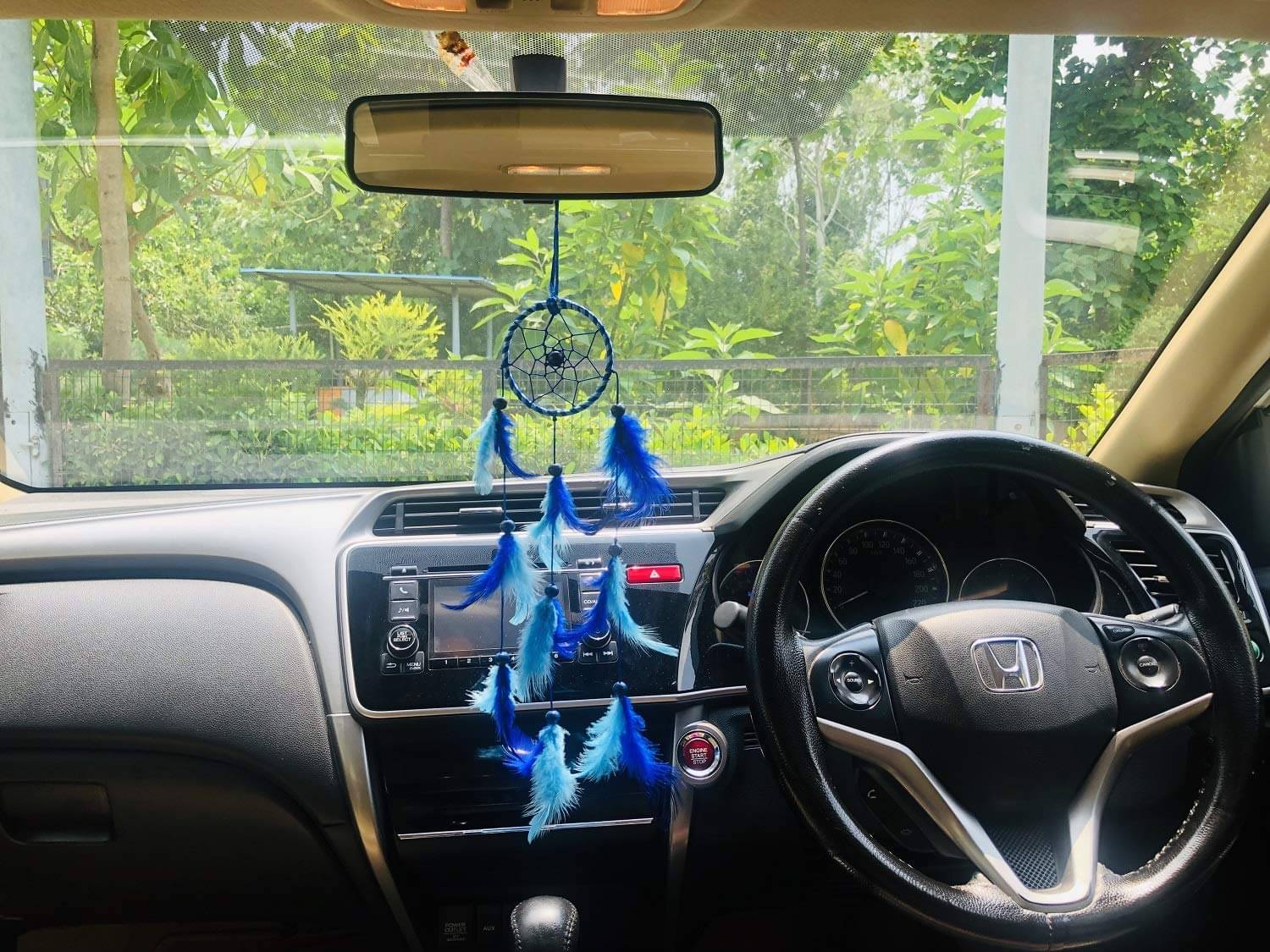 Lucky Traders Feather Blue Dream Catcher - Pack of 1 ( X cms )     			Lucky Traders Feather Blue Dream Catcher - Pack of 1 ( X cms )