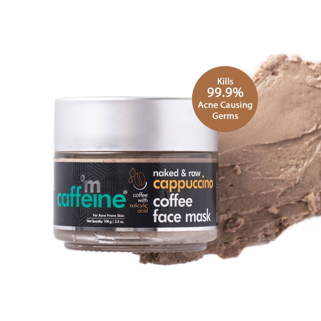     			mCaffeine Anti Acne Cappuccino Face Mask 100gm (Pack of 1)