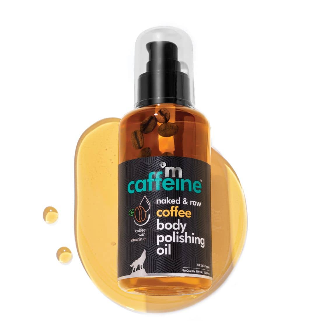 mCaffeine Coffee Body Polishing Oil 100gm (Pack of 1)