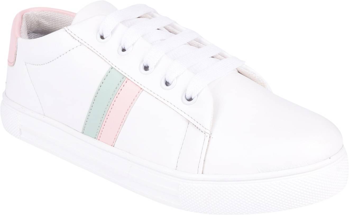     			Shoetopia White Casual Shoes