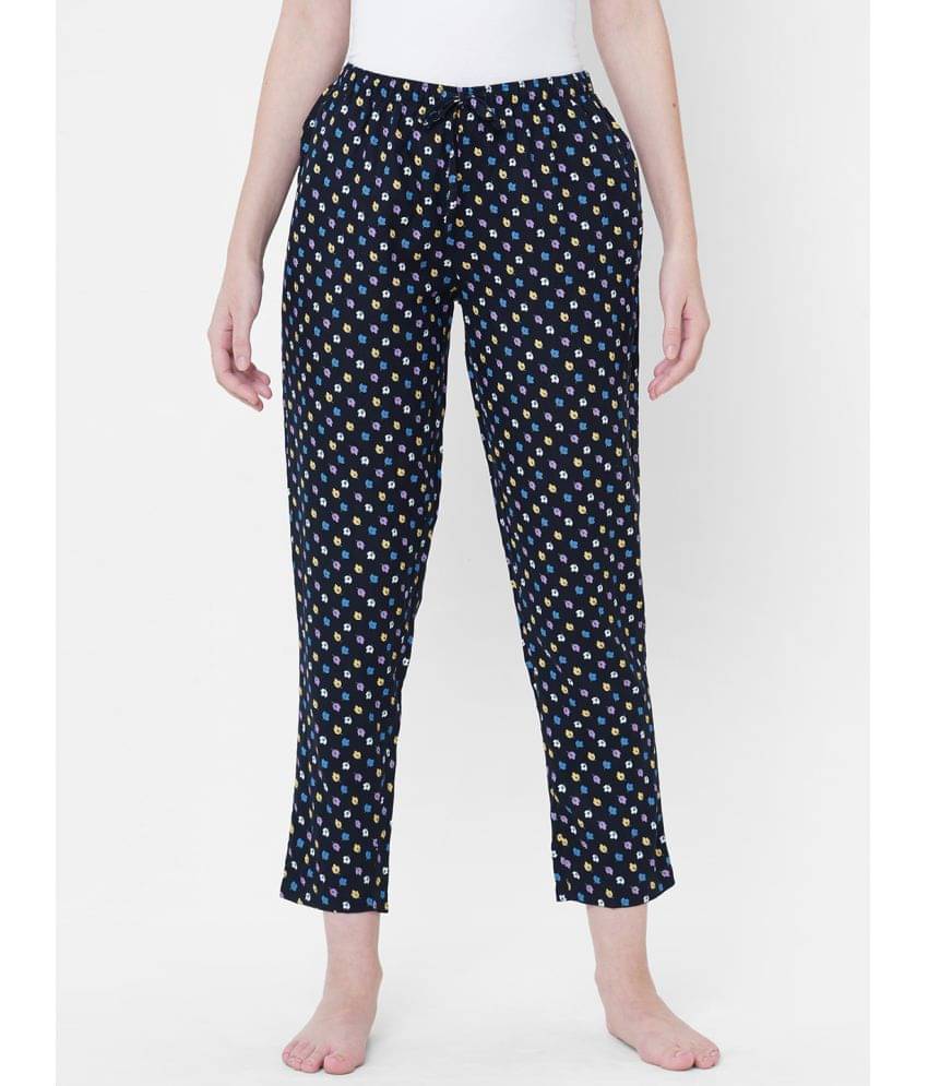     			URBAN SCOTTISH Multi Color Viscose Women's Nightwear Pyjama ( Pack of 1 )