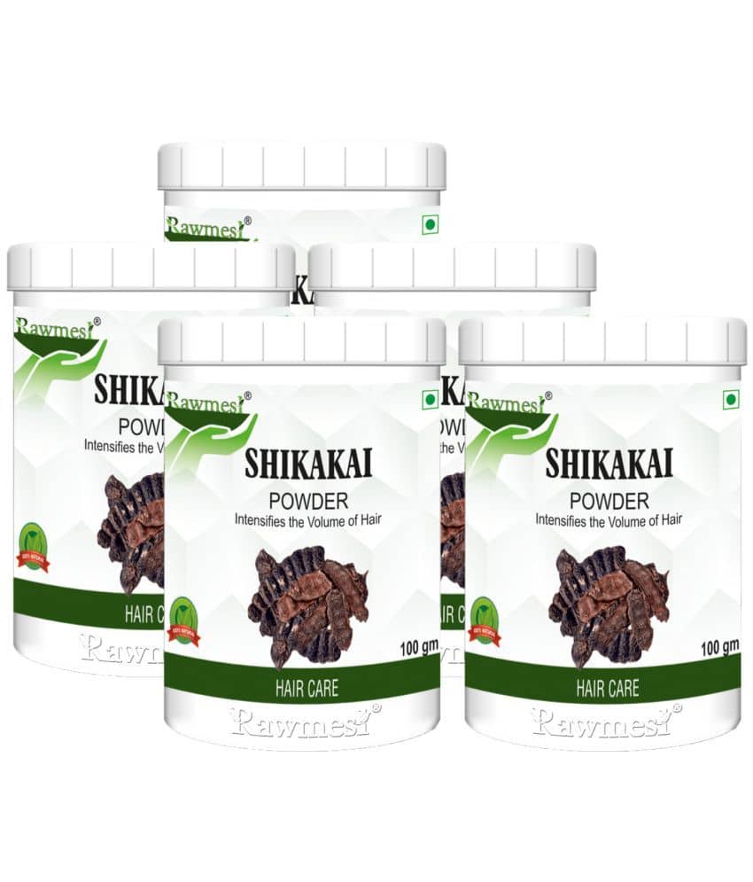 rawmest Shikakai Powder| For Hair Scalp Treatment 500 g Pack of 5