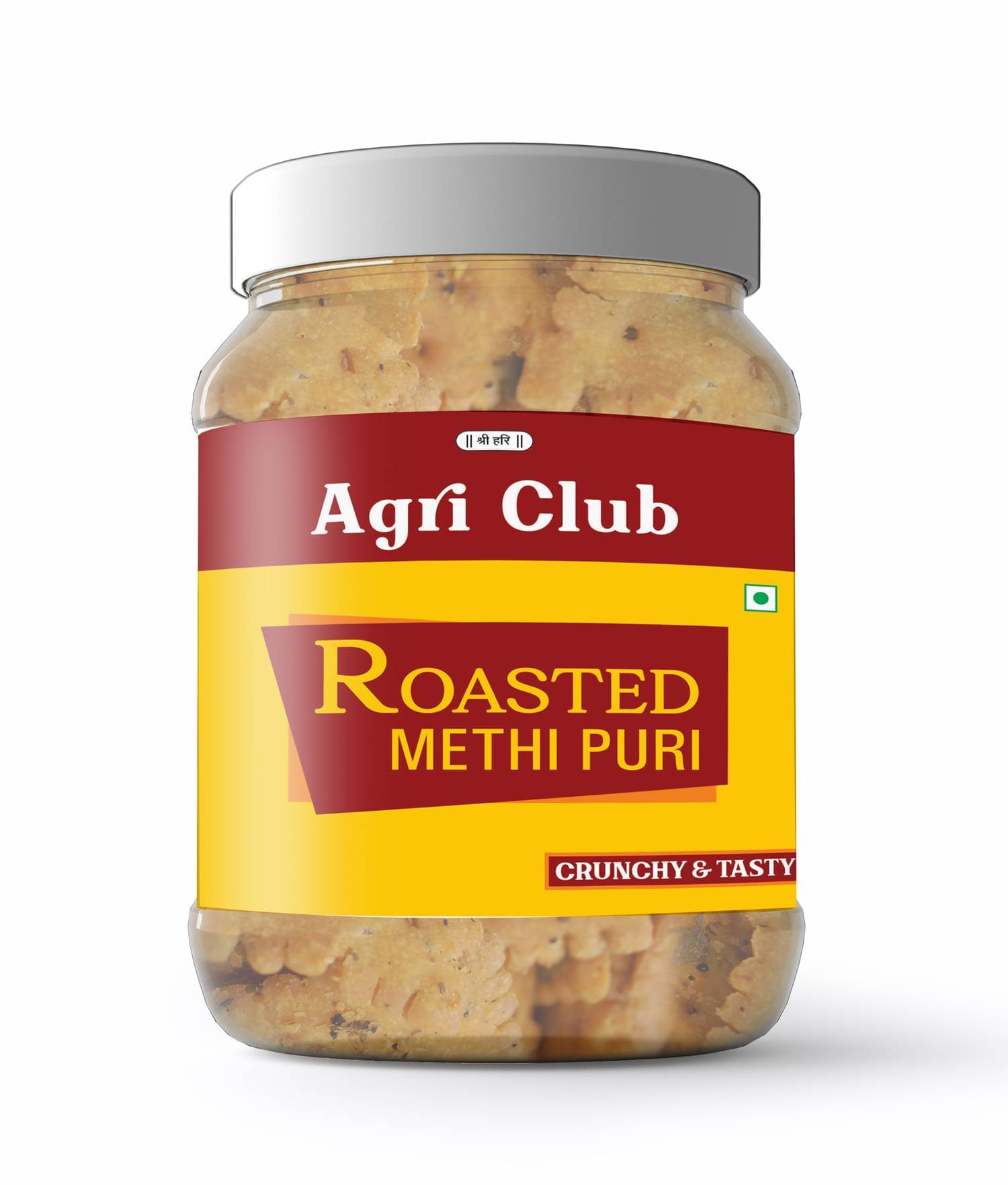 Agri Club Roasted Methi Puri 350gm     			Agri Club Roasted Methi Puri 350gm