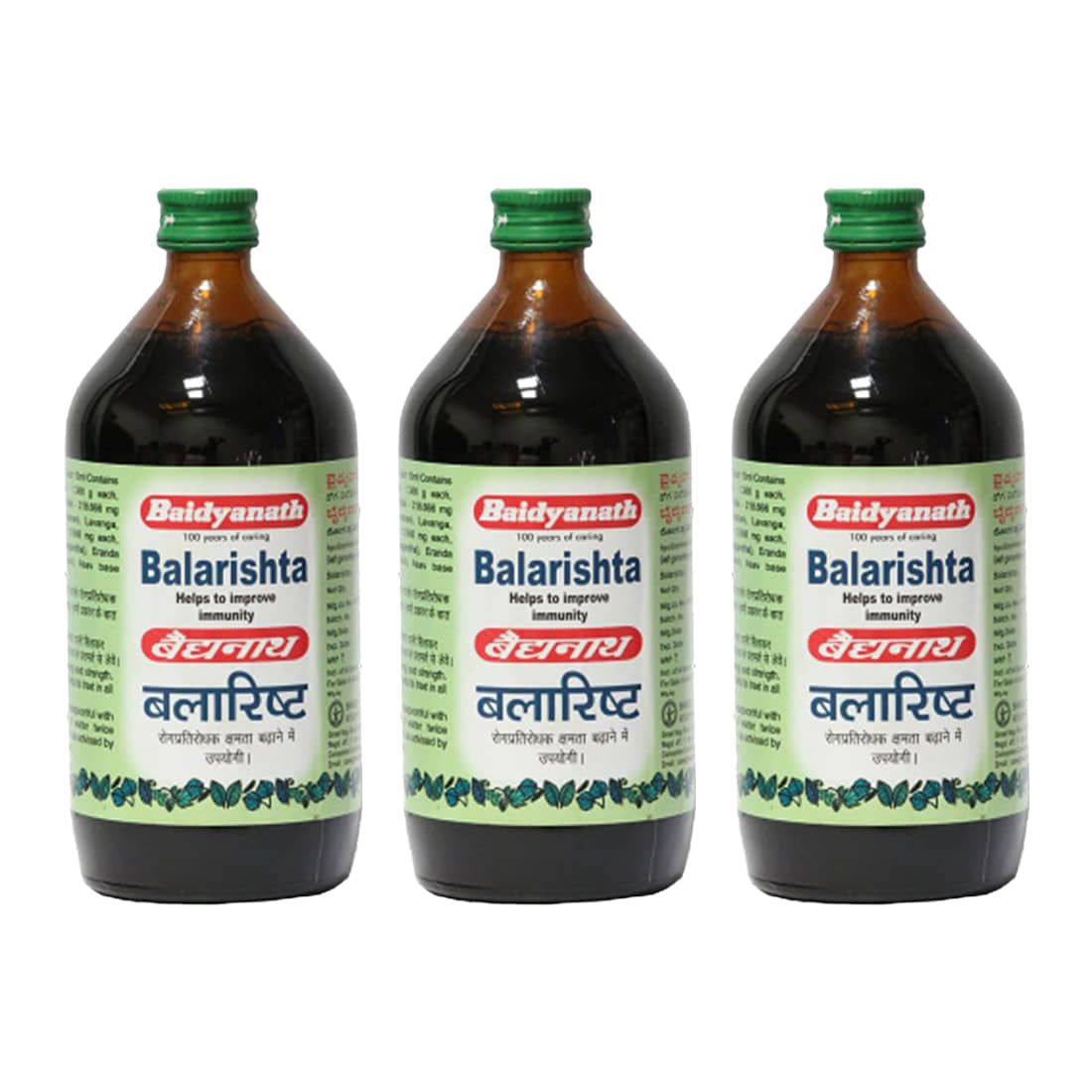 Baidyanath Balarishta I Stress Relief Liquid 450 Ml Pack of 3