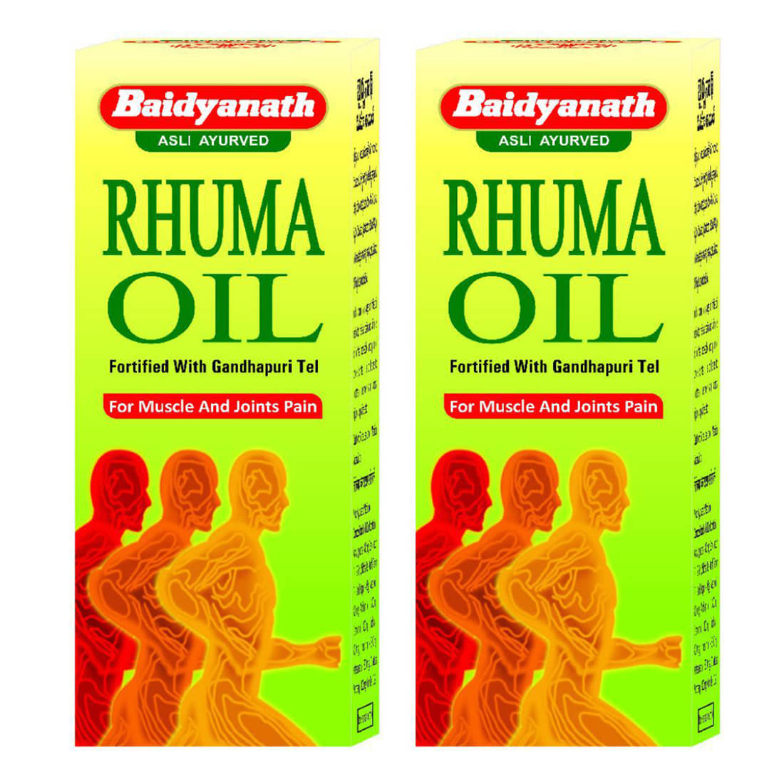 Baidyanath Rhuma Oil, Pain Relief Oil, Joint Pain, 100ml (Pack Of 2)