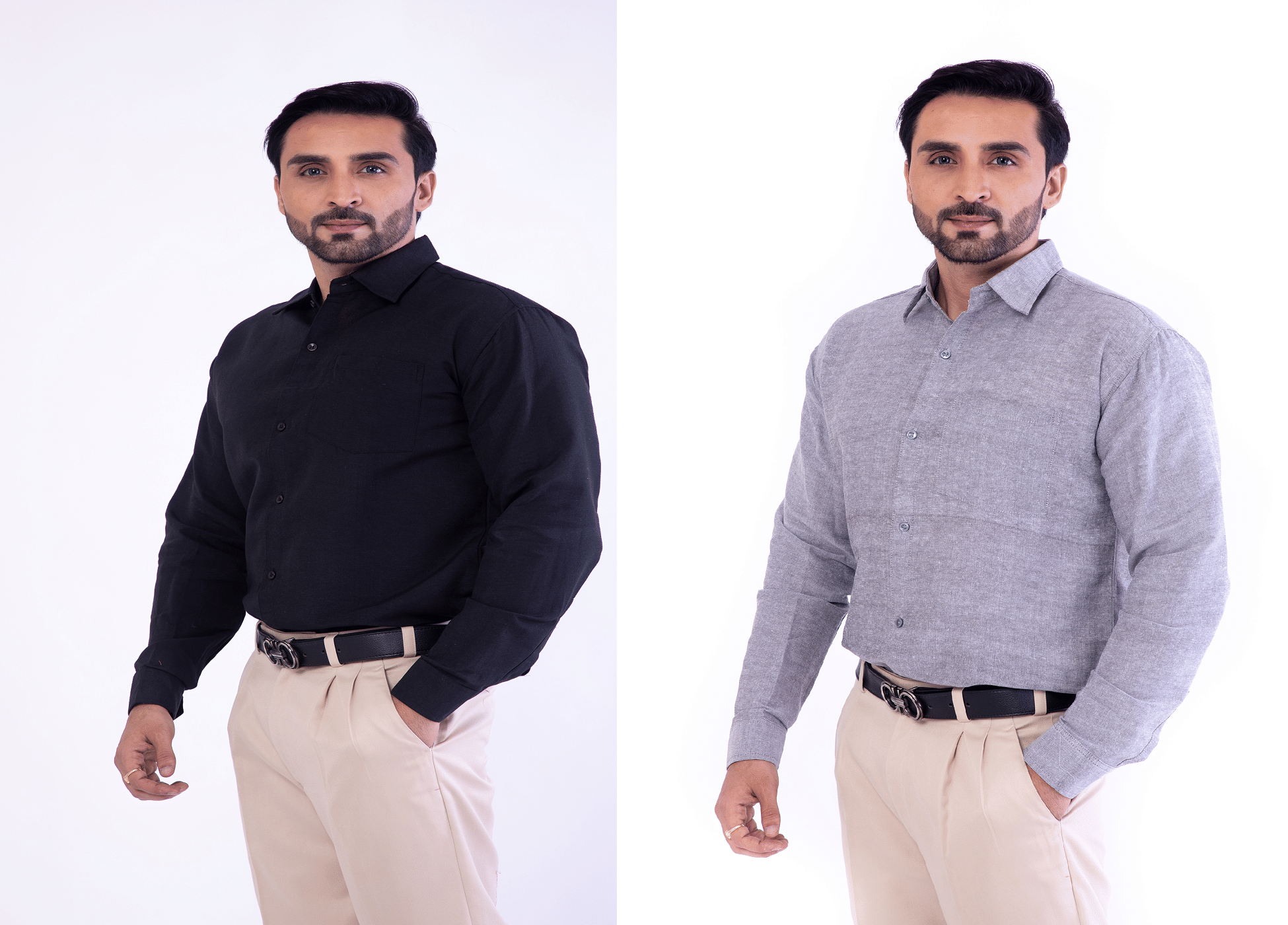 DESHBANDHU DBK 100% Cotton Regular Fit Solids Men's Casual Shirt - Multi ( Pack of 2 )