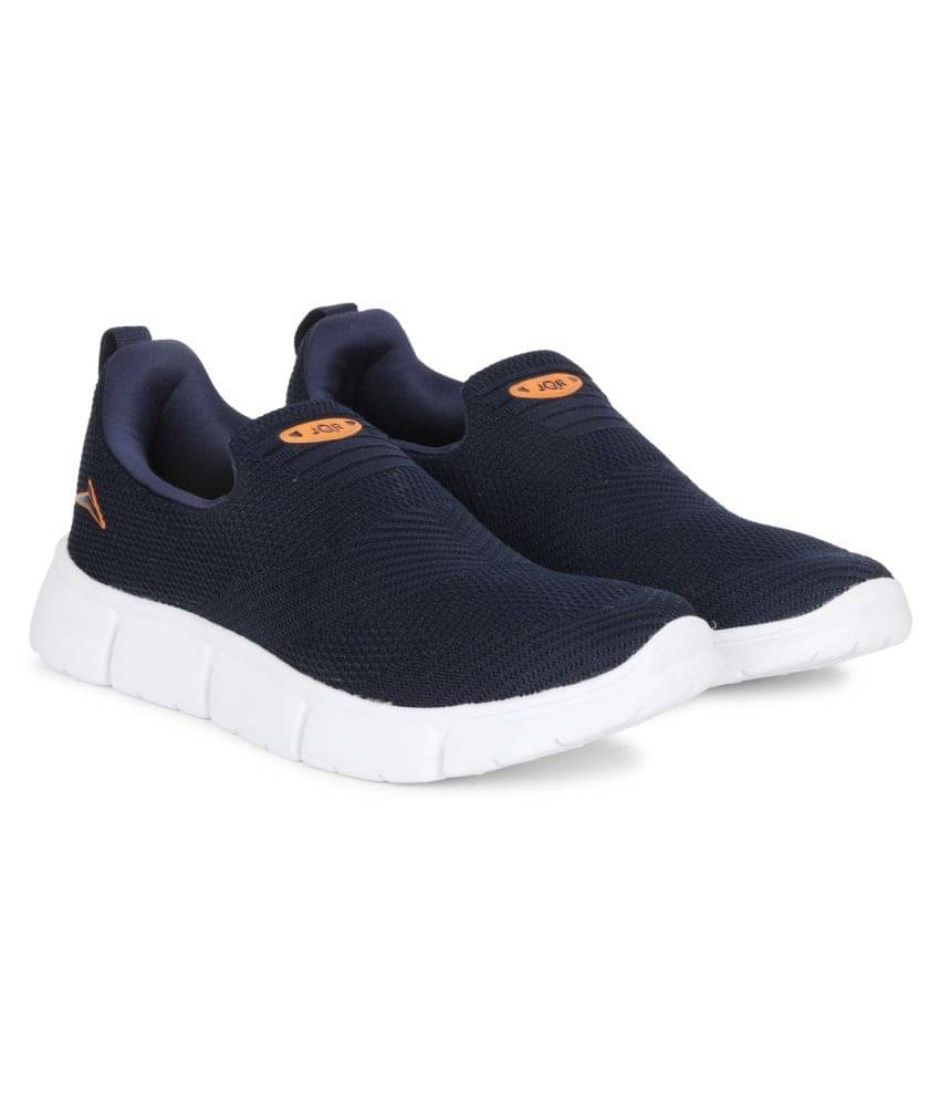 JQR Navy Men's Sports Running Shoes JQR Navy Men's Sports Running Shoes