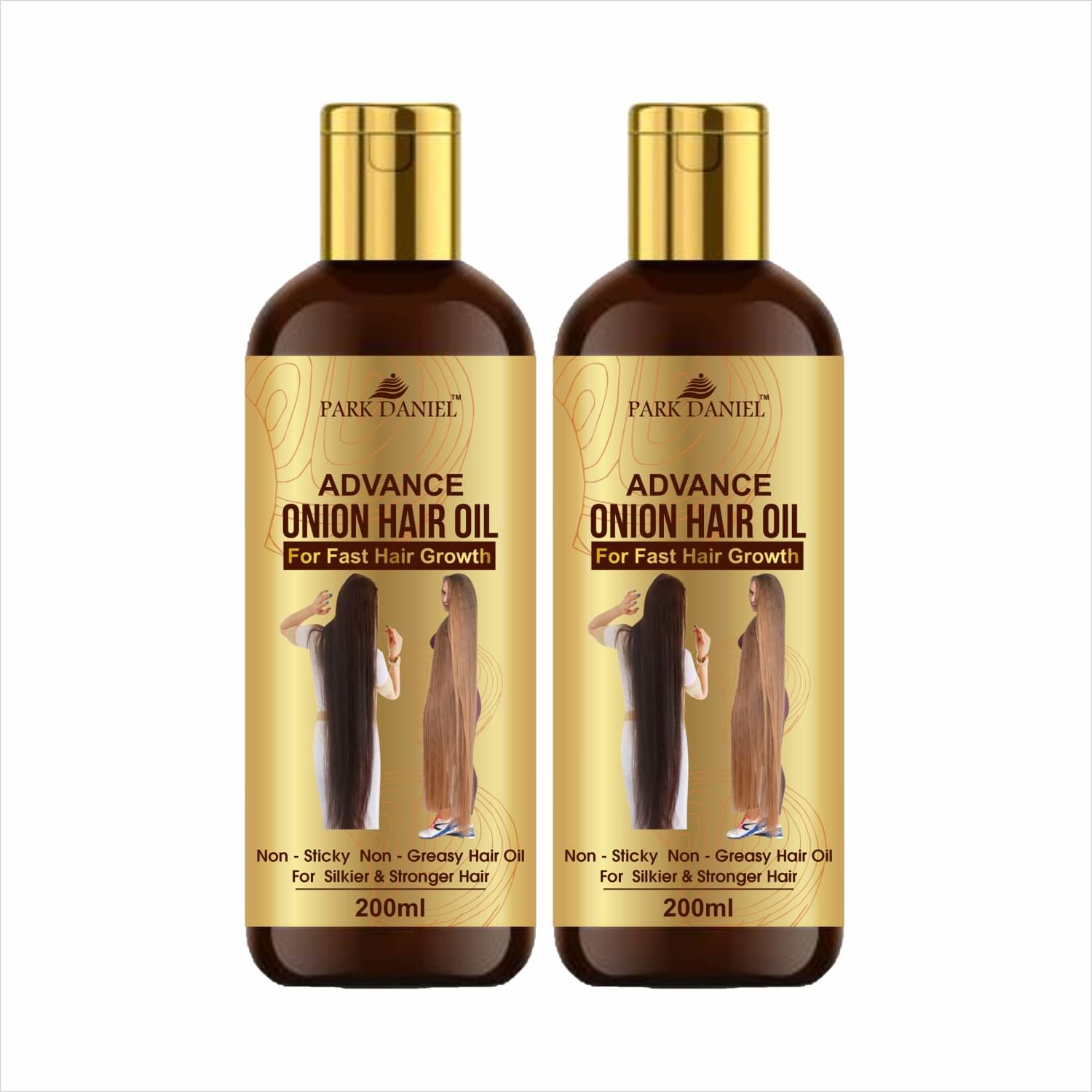     			Park Daniel Advance Onion Hair Oil-For Hair Growth & Reduces Hairfall 400 mL Pack of 2