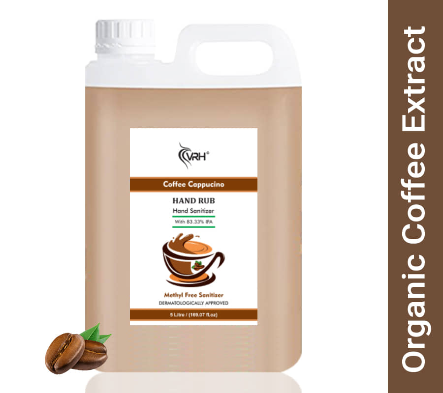 VRH Coffee Fragrance 5 Litre Hand Rub Sanitizers 5000 mL Pack of 1