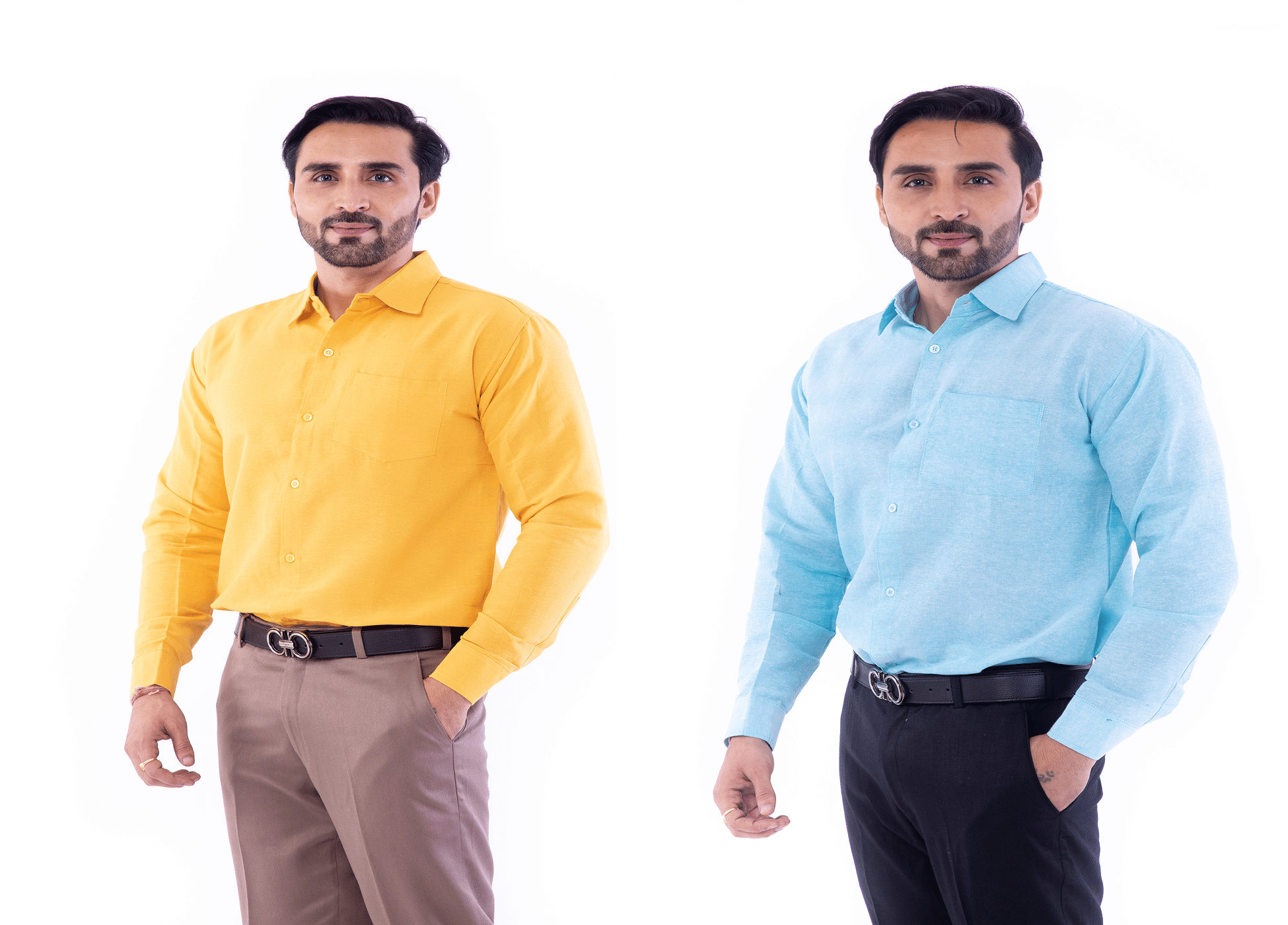 DESHBANDHU DBK 100% Cotton Regular Fit Solids Men's Casual Shirt - Multi ( Pack of 2 )
