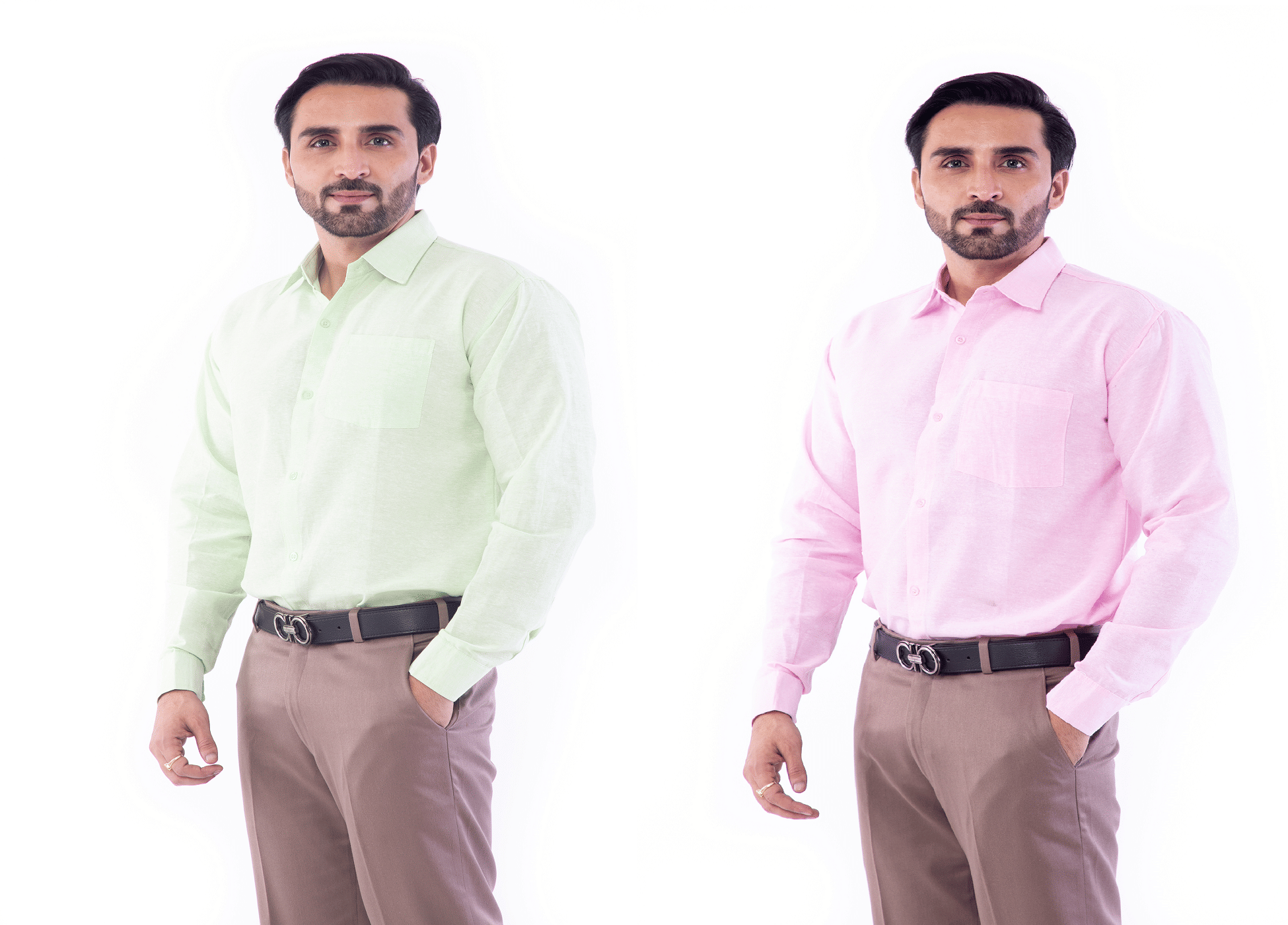 DESHBANDHU DBK 100% Cotton Regular Fit Solids Men's Casual Shirt - Multi ( Pack of 2 )     			DESHBANDHU DBK 100% Cotton Regular Fit Solids Men's Casual Shirt - Multi ( Pack of 2 )