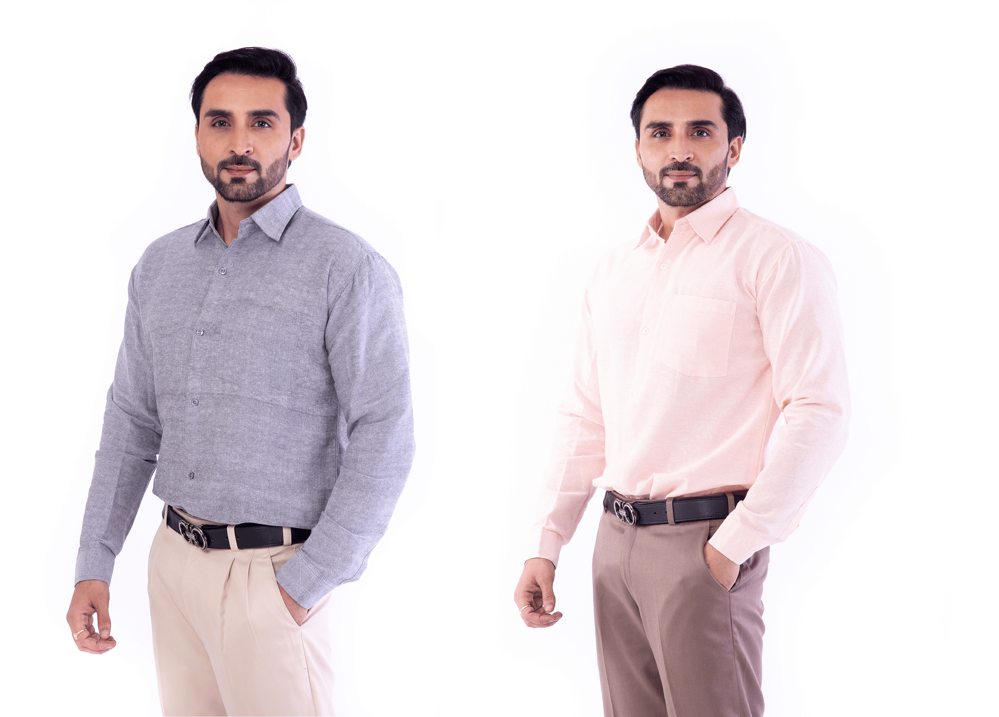 DESHBANDHU DBK 100% Cotton Regular Fit Solids Men's Casual Shirt - Multi ( Pack of 2 )