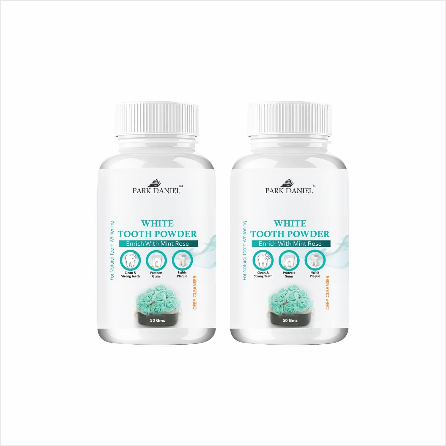     			Park Daniel Freshens Breath & Teeth Stain Removal Teeth Whitening Powder 100 gm Pack of 2
