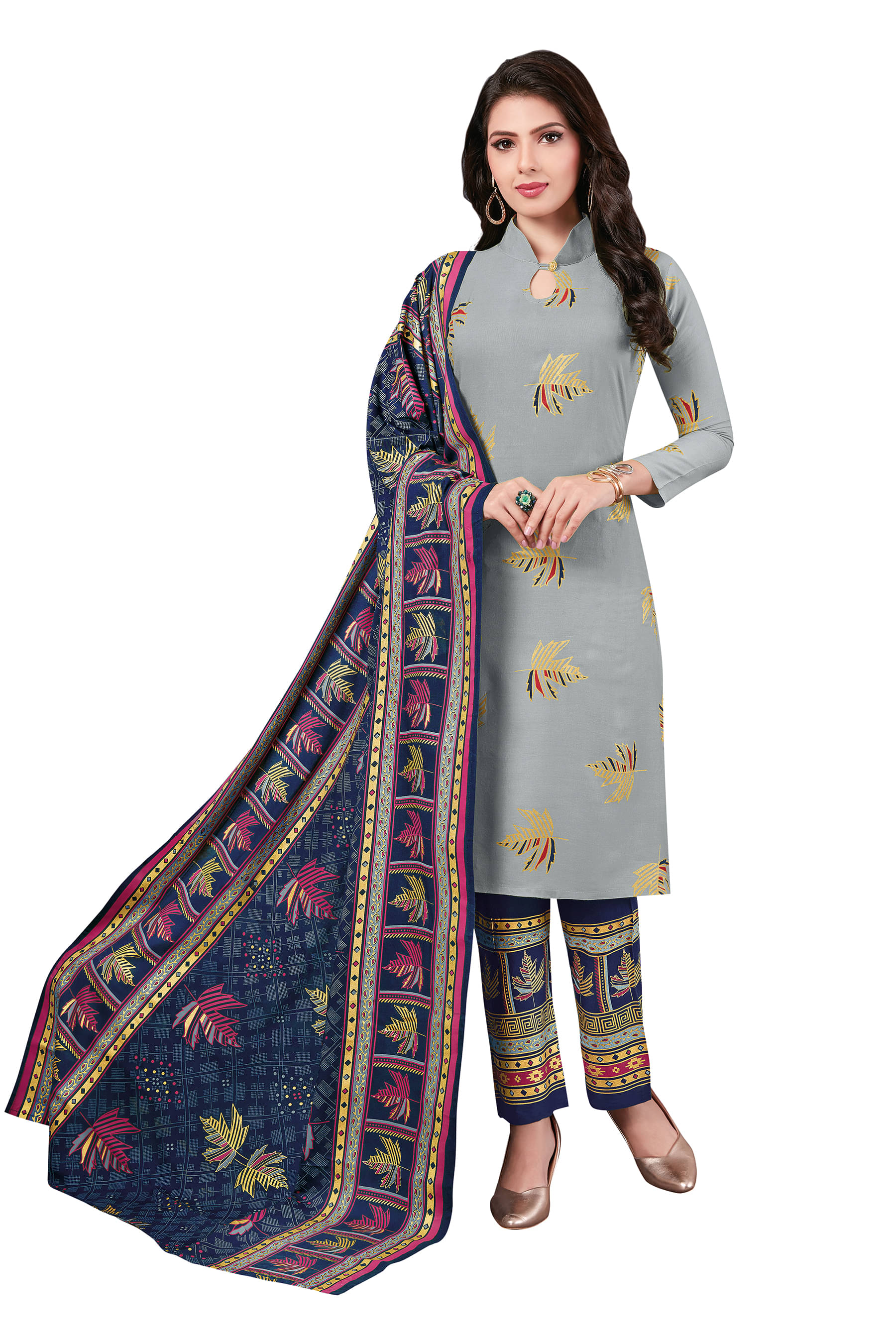 SIMMU Rayon Kurti With Pants - Stitched Suit Single SIMMU Rayon Kurti With Pants - Stitched Suit Single