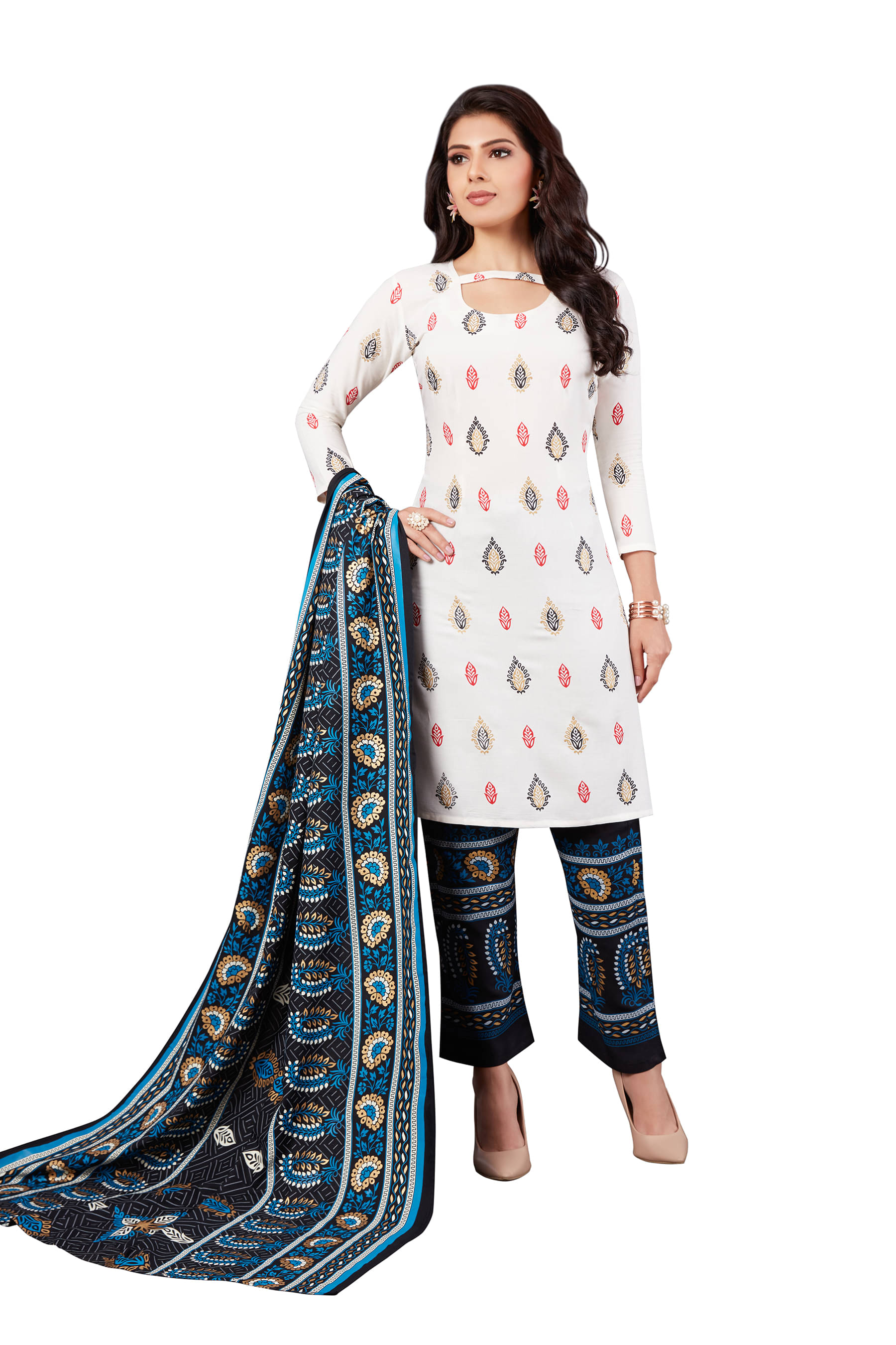 SIMMU Rayon Kurti With Pants - Stitched Suit Single SIMMU Rayon Kurti With Pants - Stitched Suit Single