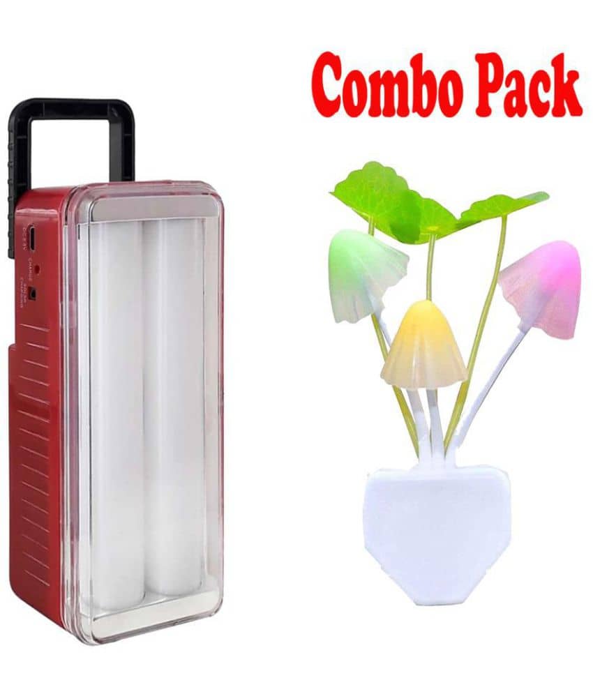 Stylopunk 5W Emergency Light ST53 Free Night lamp Multi - Pack of 2