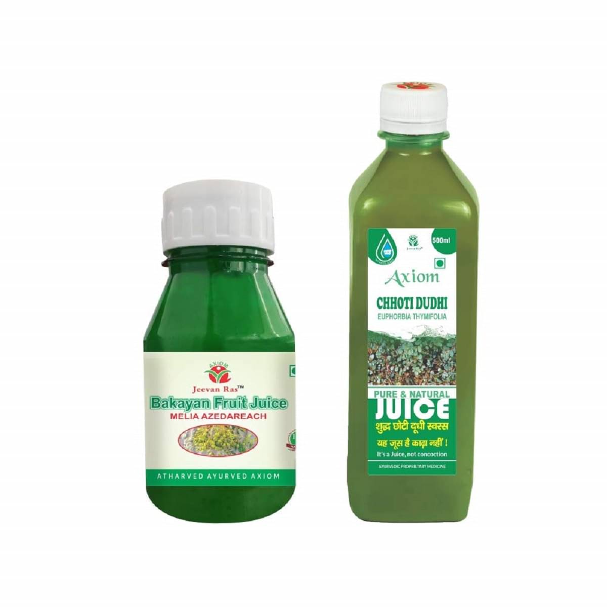    			Axiom Ayurveda Bakayan Fruit Juice 200Ml + Chhoti Dudhi Juice(500Ml)