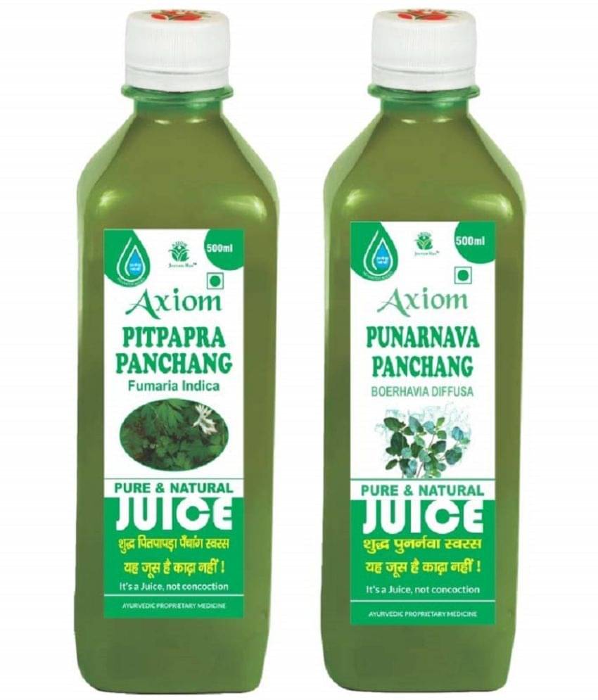 Axiom Pitpapra juice 500ml + punernava juice 500ml |100% Natural WHO-GLP,GMP,ISO Certified Product Axiom Pitpapra juice 500ml + punernava juice 500ml |100% Natural WHO-GLP,GMP,ISO Certified Product