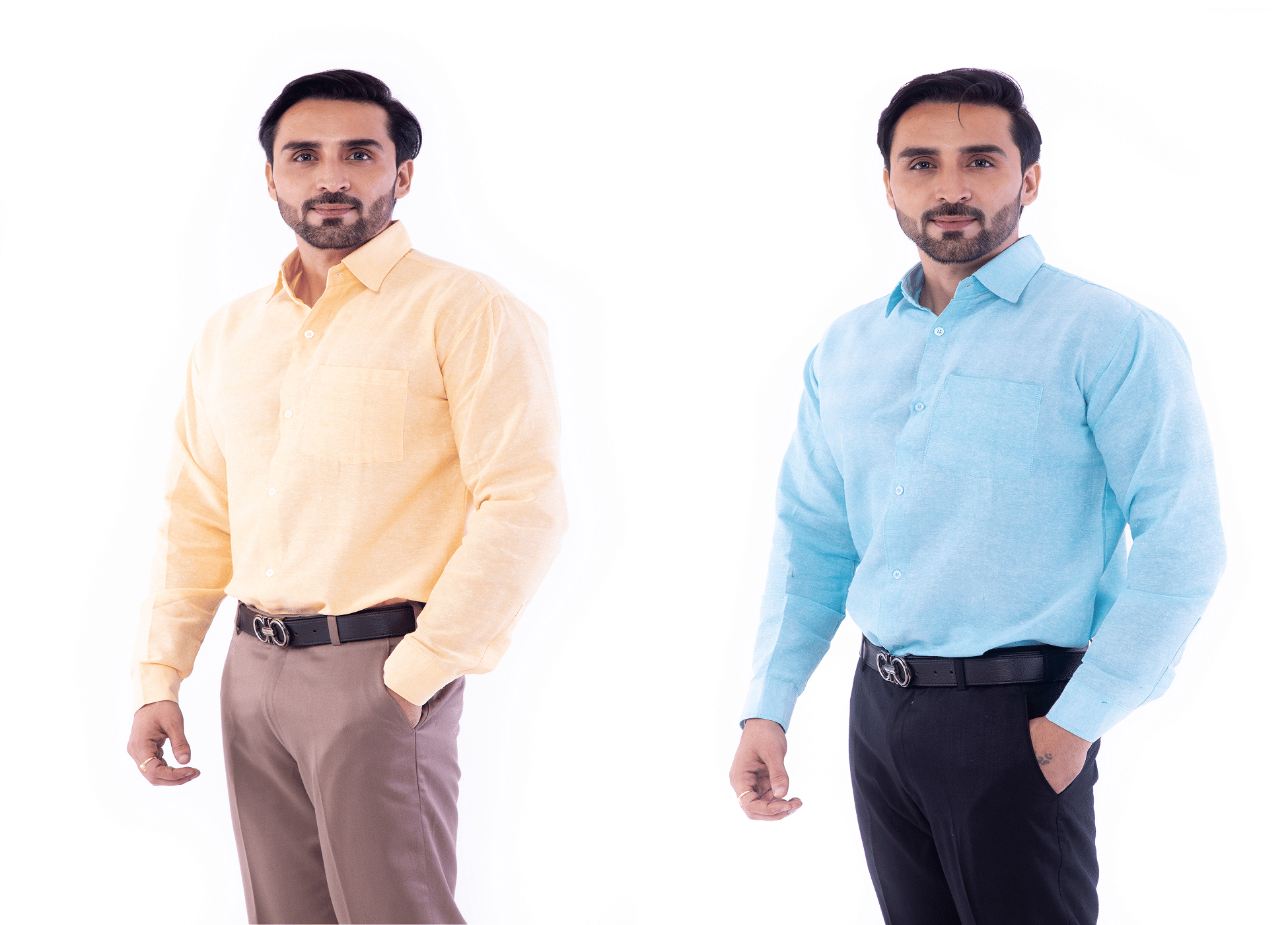 DESHBANDHU DBK 100% Cotton Regular Fit Solids Men's Casual Shirt - Multi ( Pack of 2 )