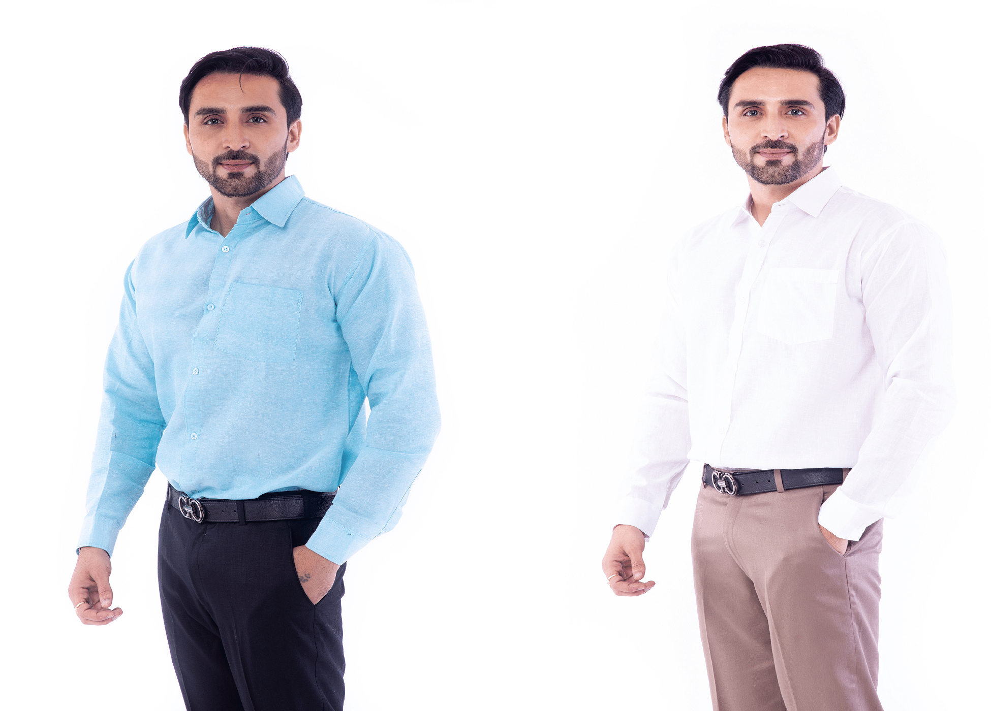 DESHBANDHU DBK 100% Cotton Regular Fit Solids Men's Casual Shirt - Multi ( Pack of 2 )