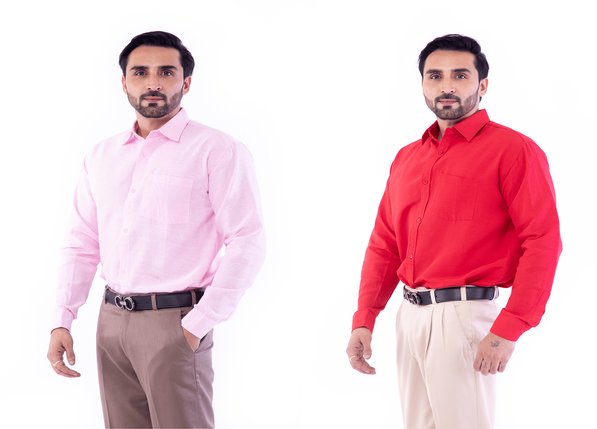 DESHBANDHU DBK 100% Cotton Regular Fit Solids Men's Casual Shirt - Multi ( Pack of 2 )