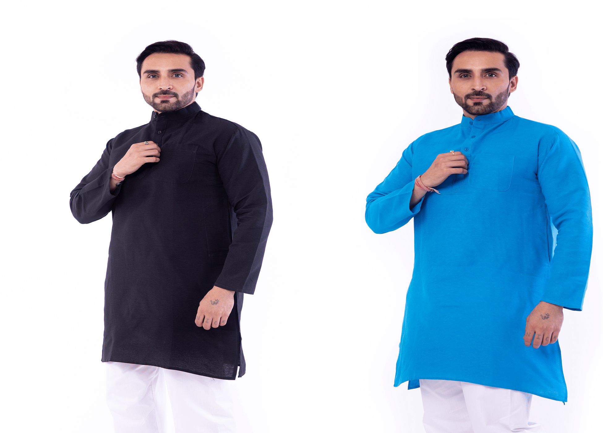 DESHBANDHU DBK Multi Cotton Kurta Pack of 2 - Kurtas & Kurta Sets | Buy online on ZillyBuy