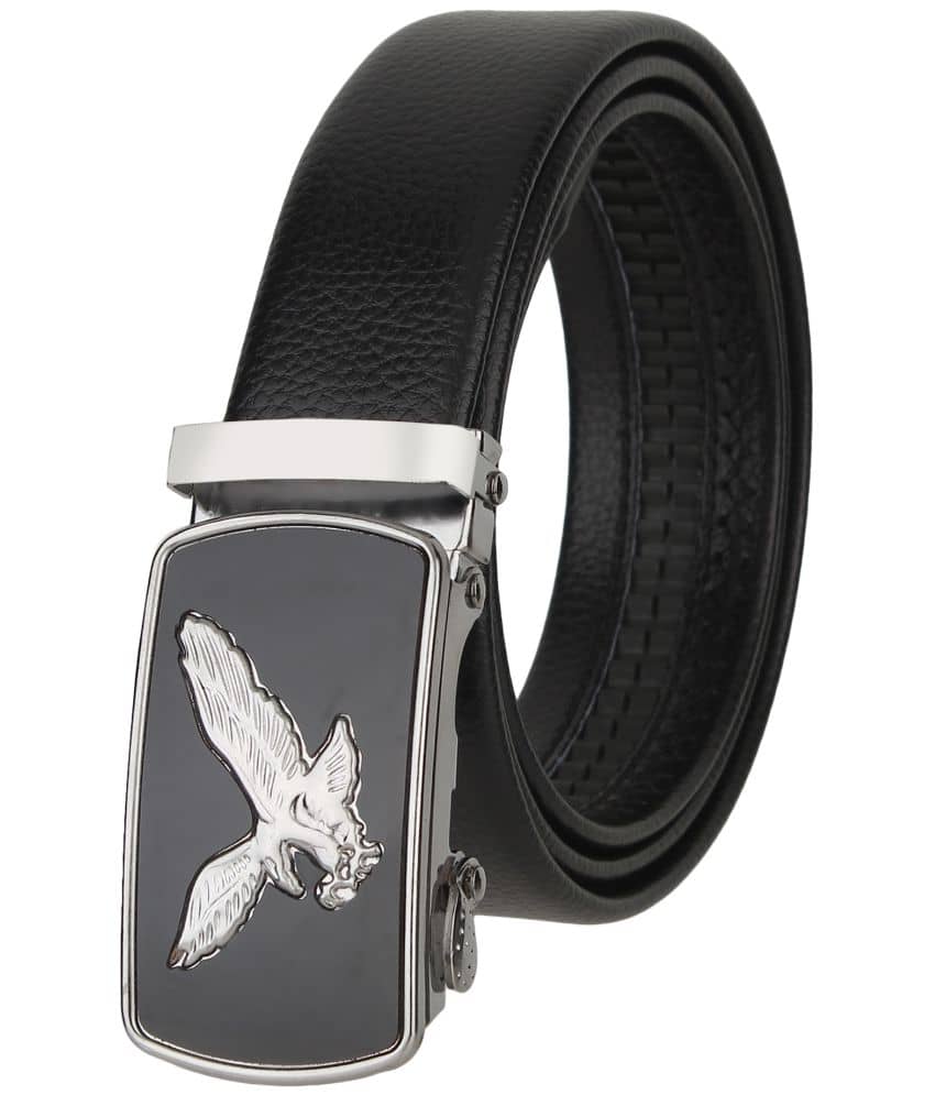 Loopa Black PU Formal Belt Pack of 1