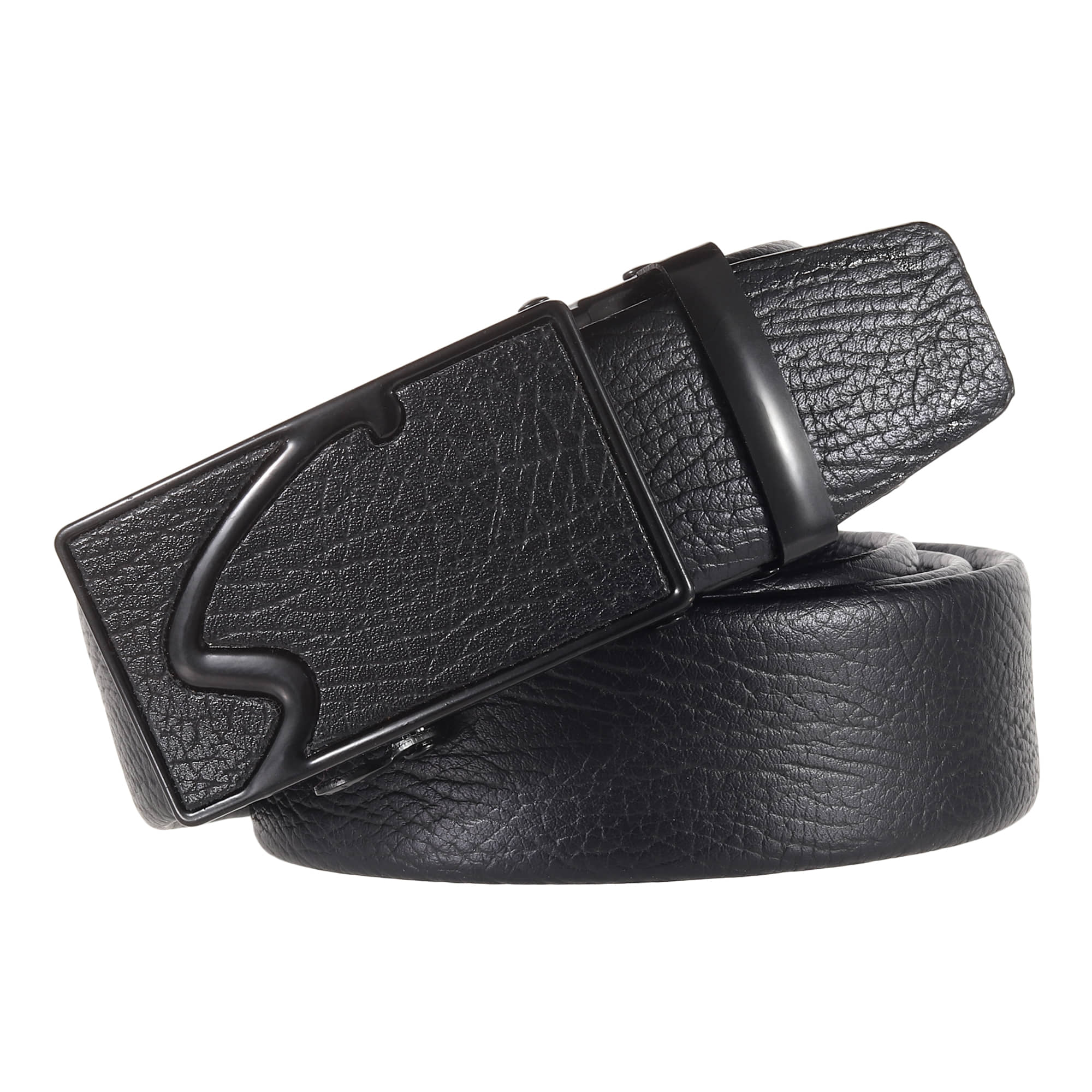 Loopa Black PU Formal Belt Pack of 1