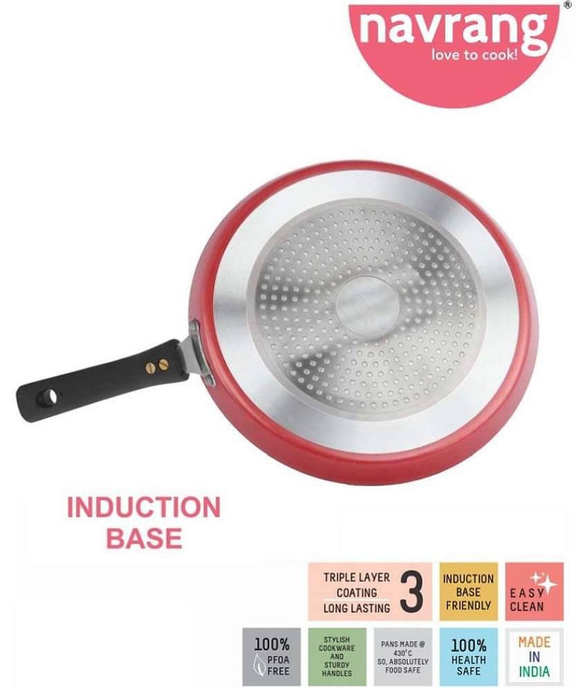 Navrang ALUMINIUM WITH NONSTICK COATING Tawa 2.5