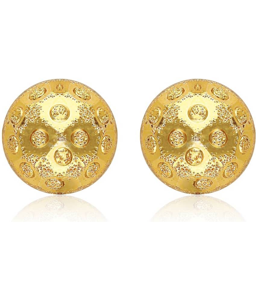 Vighnaharta Allure Beautiful Earrings Feminine Glittering Gold Plated Screw back stud earring for Women and Girls VFJ1497ERG - Earrings | Buy online on ZillyBuy