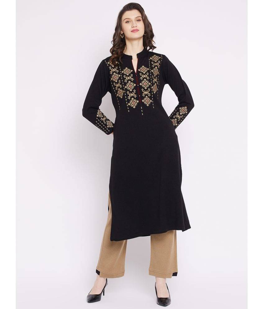 zigo Woollen Kurti With Palazzo - Stitched Suit zigo Woollen Kurti With Palazzo - Stitched Suit