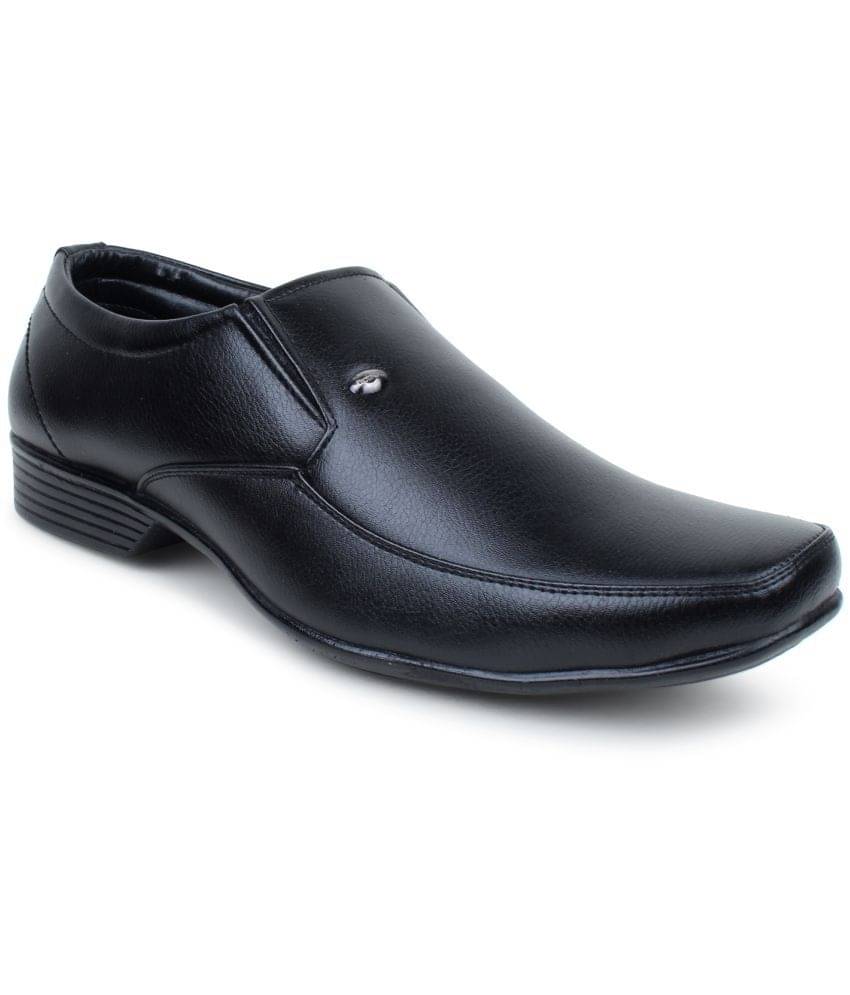Action - Black Men's Slip On Formal Shoes     			Action - Black Men's Slip On Formal Shoes