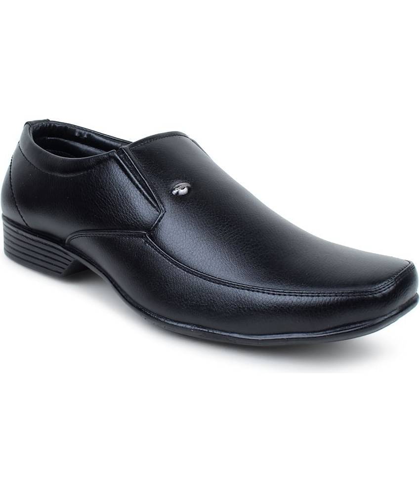 Action - Black Men's Slip On Formal Shoes