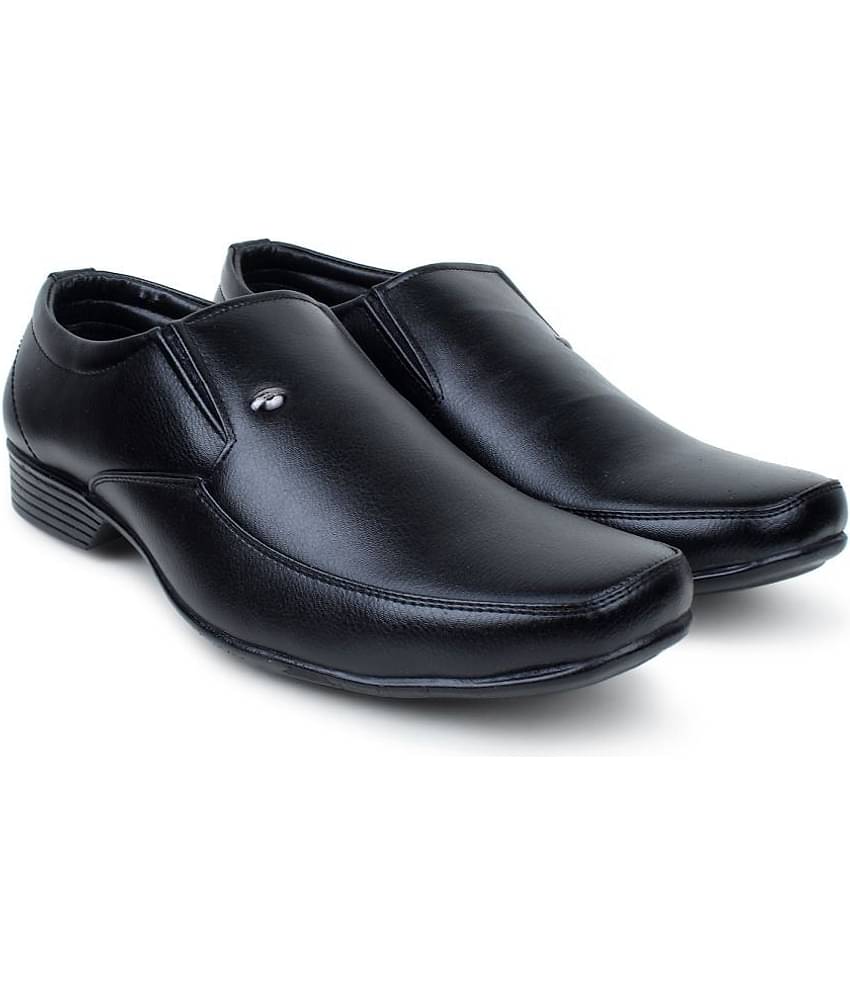 Action - Black Men's Slip On Formal Shoes