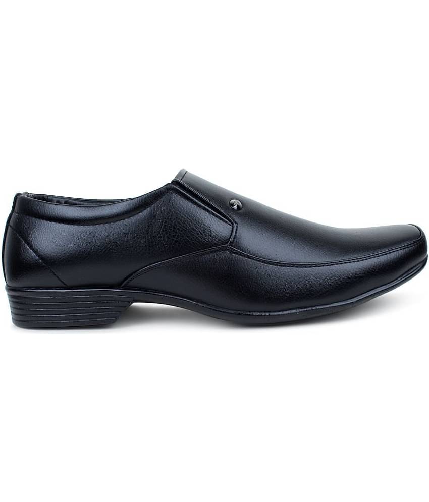 Action - Black Men's Slip On Formal Shoes