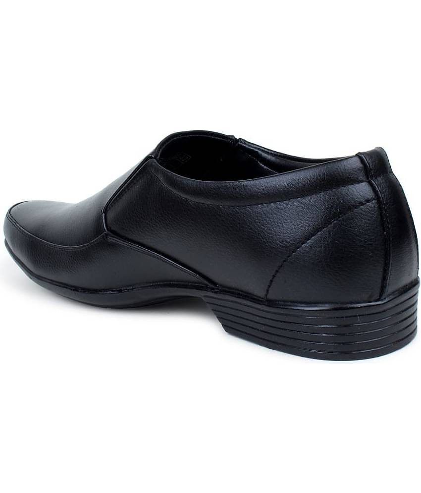 Action - Black Men's Slip On Formal Shoes