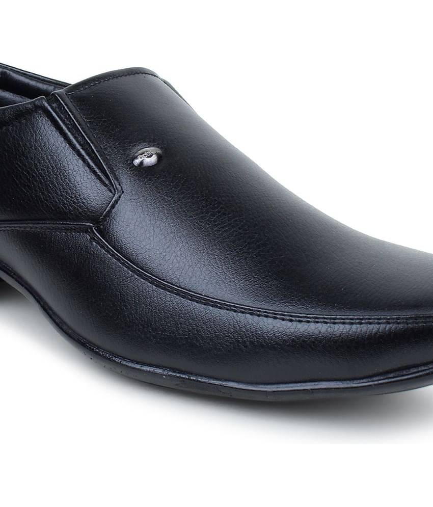 Action - Black Men's Slip On Formal Shoes