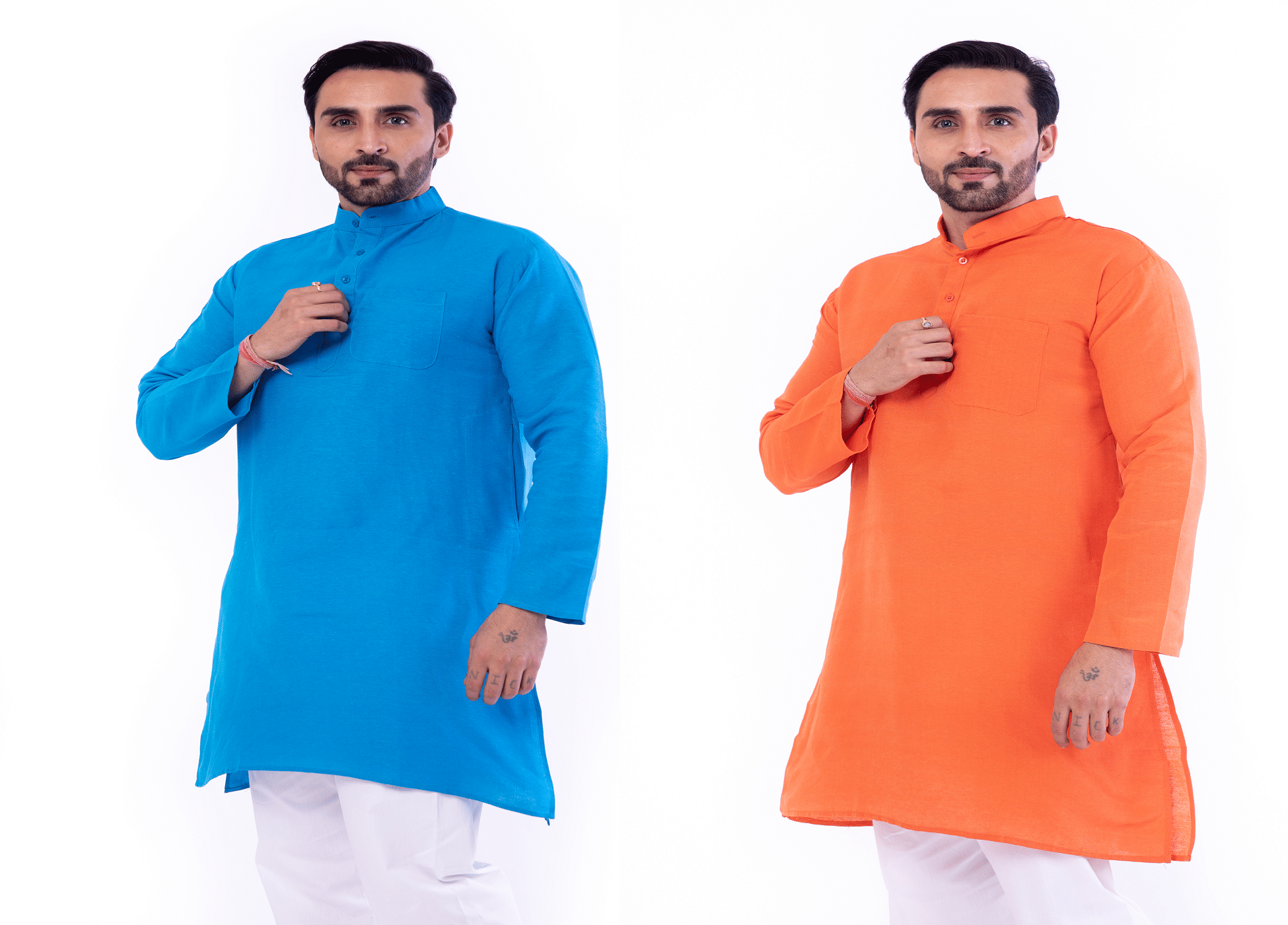 DESHBANDHU DBK Multi Cotton Kurta Pack of 2 - Kurtas & Kurta Sets | Buy online on ZillyBuy