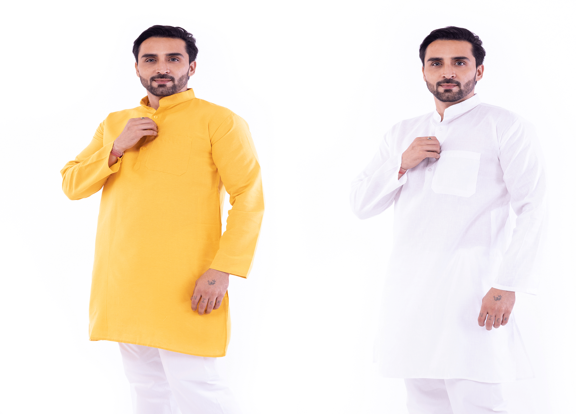 DESHBANDHU DBK Multi Cotton Kurta Pack of 2 - Kurtas & Kurta Sets | Buy online on ZillyBuy