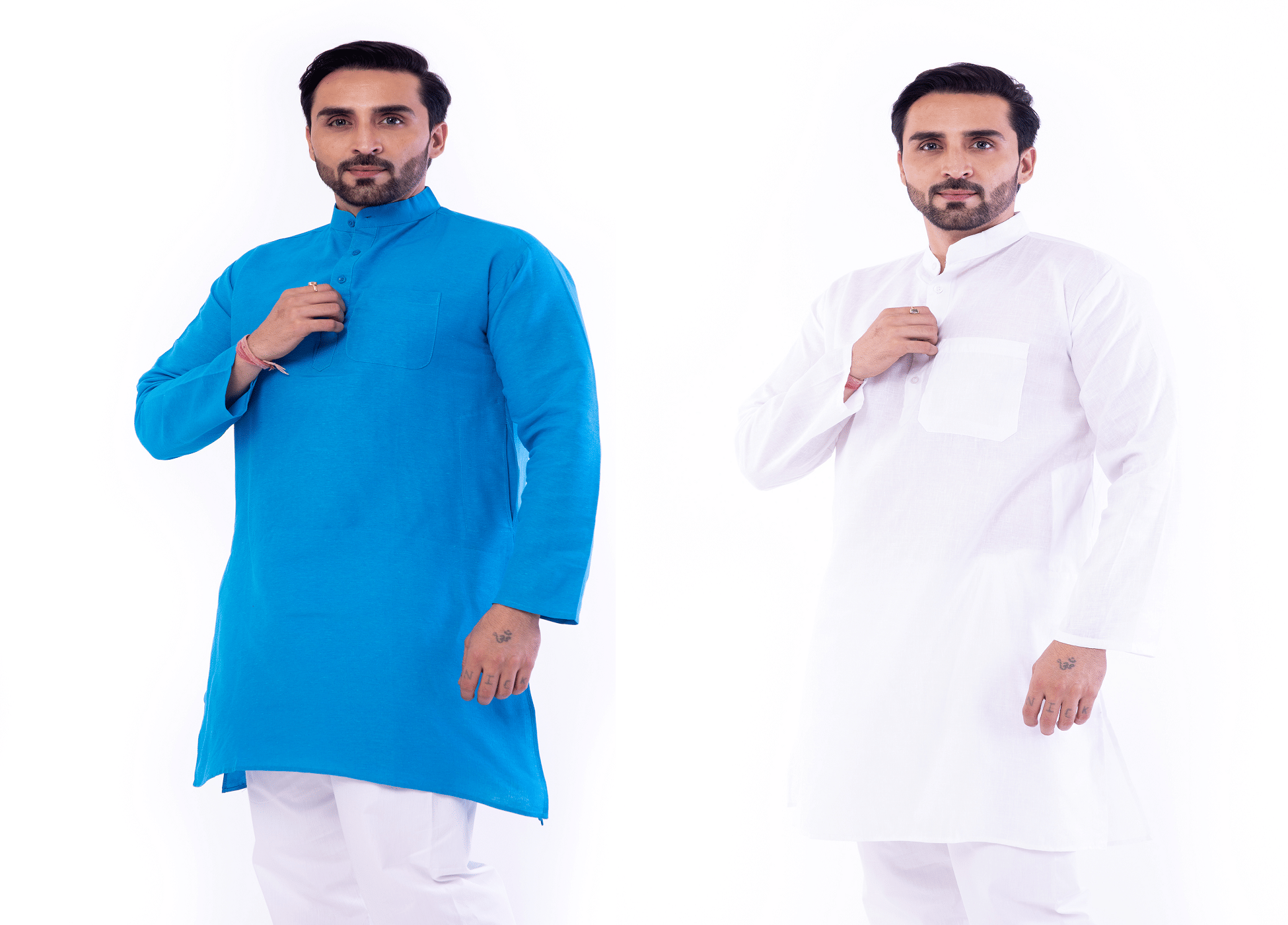 DESHBANDHU DBK Multi Cotton Kurta Pack of 2 - Kurtas & Kurta Sets | Buy online on ZillyBuy