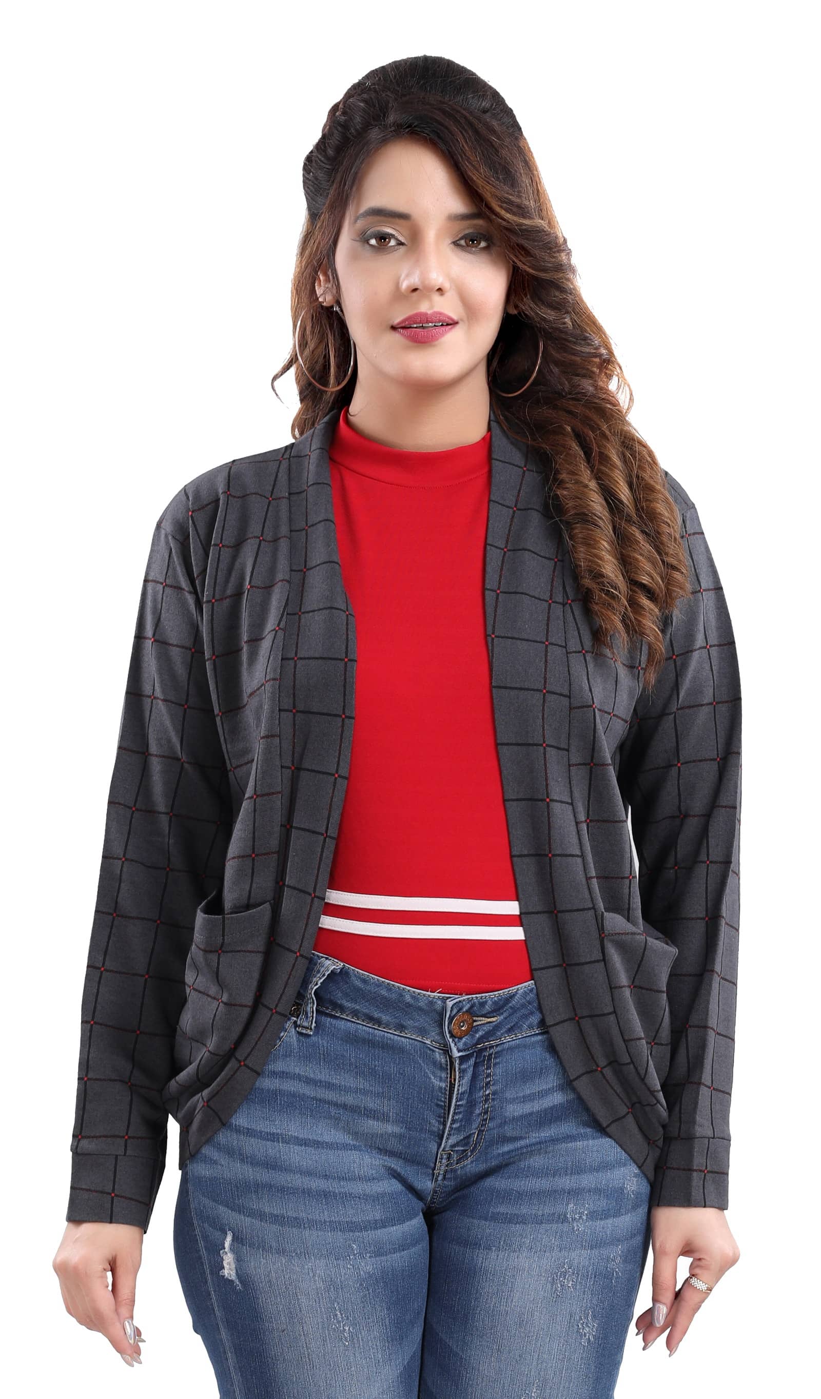 Meher Impex Cotton Shrugs - Grey