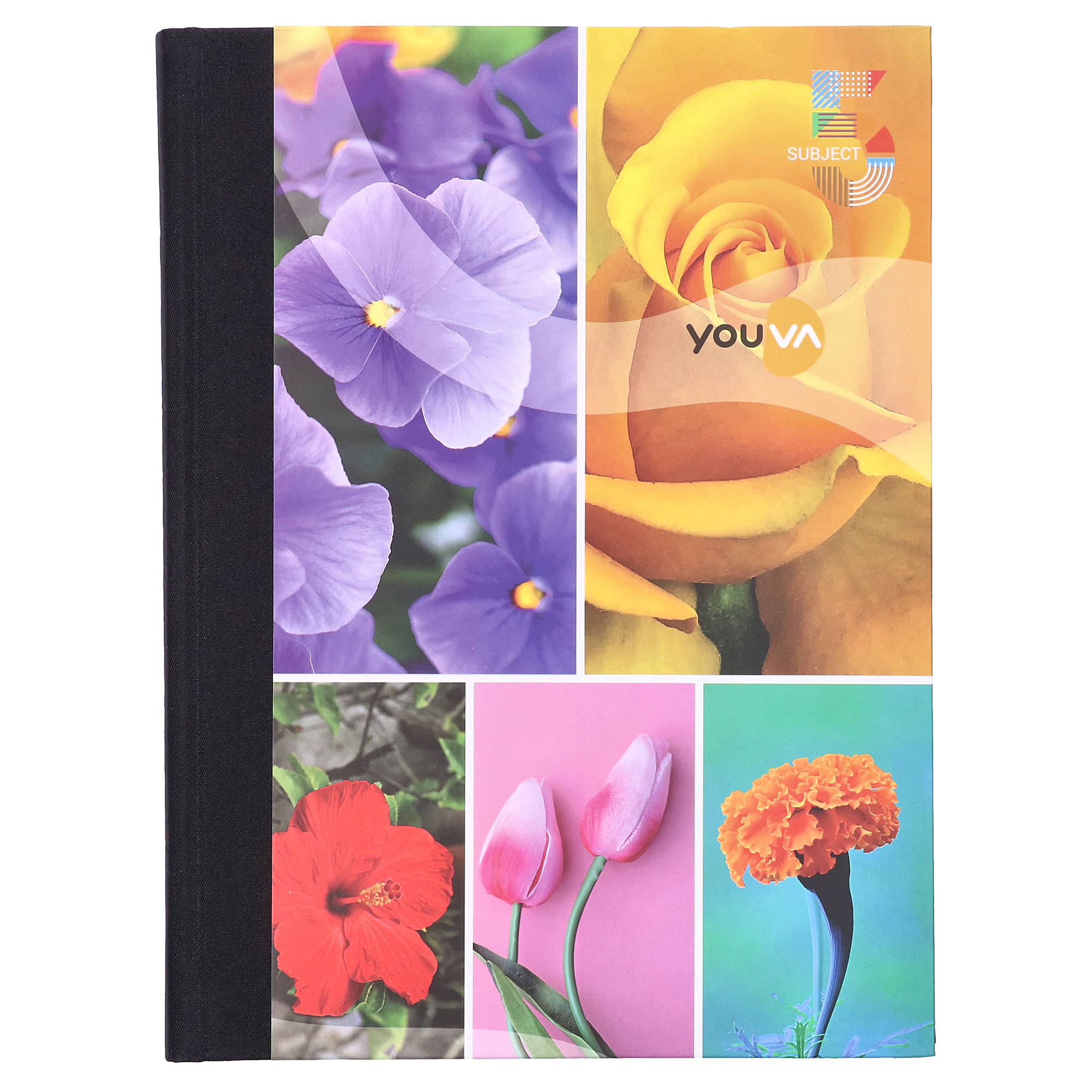     			Navneet Youva | 5 Subject Notebook | Case Bound | 18.5x24.7 cm | Single Line | 400 Pages
