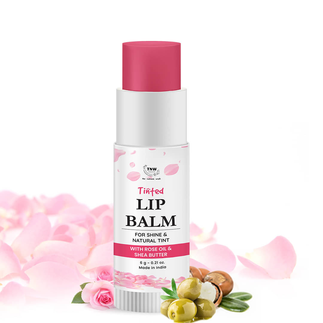 TNW - The Natural Wash Moisturizing Rose Tinted Lip Balm For Dry & Chapped Lips, 6G TNW - The Natural Wash Moisturizing Rose Tinted Lip Balm For Dry & Chapped Lips, 6G