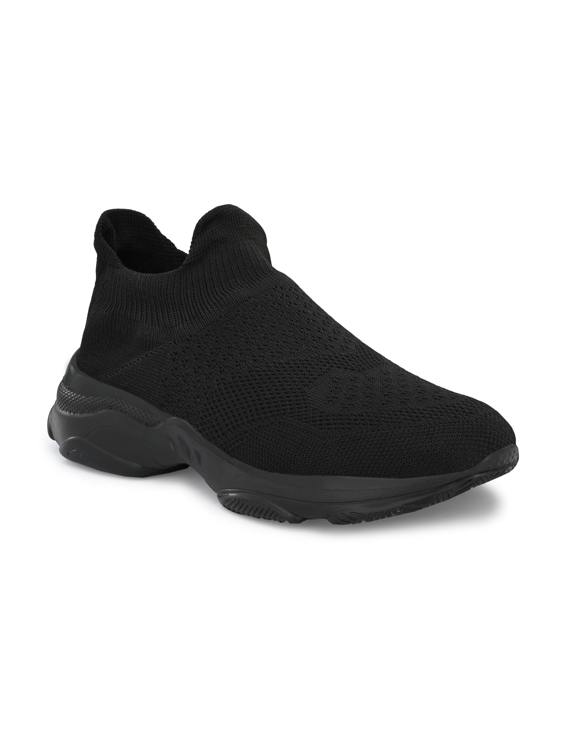     			Big Fox Black Running Shoes
